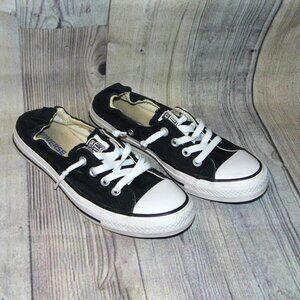 CONVERSE Chuck Taylor All Star Shoreline Black Sneakers Womens Size 7